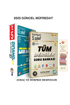 Tonguç 5. Sınıf Dinamo TD set - Fijital Tüm Dersler Soru Bankası Seti (Maarif Modeli)