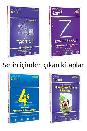 Tonguç 4. Sınıf Şampiyon Paketi + 4. Sınıf Yazılı Notları 1. Dönem 1 Ve 2. Yazılı