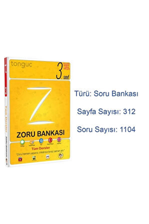 Tonguç 3. Sınıf Şampiyon Paketi  / Toplam 3 Kitap