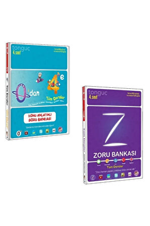 Tonguç 4. Sınıf Tüm Dersler Zoru Bankası 0'dan 4'e Konu Anlatımlı Soru Bankası