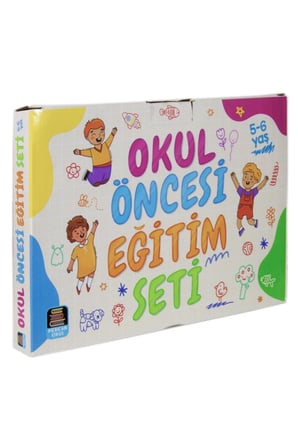 Mercan Okul Öncesi Etkinlik Seti (ETKİNLİK-ÇİZGİ -MATEMATİK-HARF - SAYILAR ) 5 KİTAP SÜRPRİZ HEDİYE