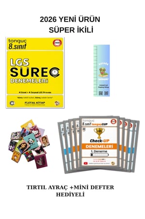 Tonguç Süreç Denemeleri ve Check Up 2 li Deneme Seti (TIRTIL A. + MİNİ D.)2026 YENİ ÜRÜN