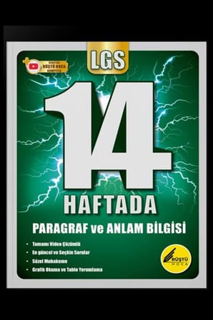 14 Haftada Lgs Paragraf Ve Anlam Bilgisi