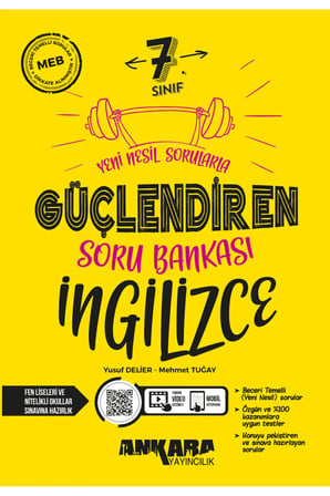 2025-2026 Müfredat Ankara Yayıncılık 7. Sınıf İngilizce Güçlendiren Soru Bankası