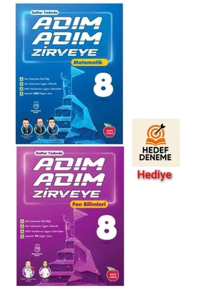 Newton 8.Sınıf Adım Adım Zirveye Matematik Fen Bilimleri Hedef Deneme