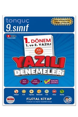 9. Sınıf 1. Dönem Yazılı Denemeleri ve Yazılı Notları - Tonguç Yayınları