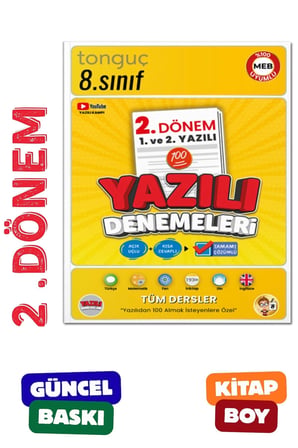 8. Sınıf Yazılı Denemeleri 2. DÖNEM 1 ve 2. Yazılı