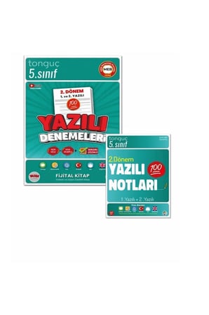 5. Sınıf Yazılı Notları Ve Denemeleri 2. Dönem 1 Ve 2. Yazılı 2 Kitap -