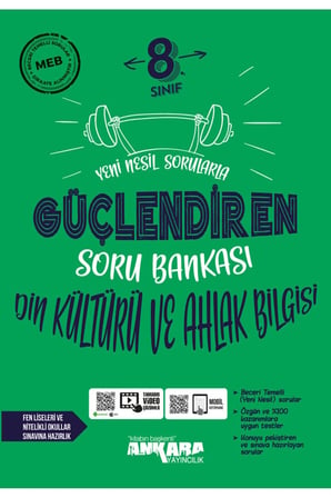 8. Sınıf Din Kültürü ve Ahlak Bilgisi Güçlendiren Soru Bankası Güncel Son Baskı