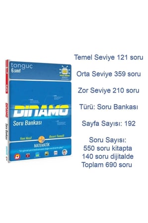 Yeni Baskı 6. Sınıf Dinamo Matematik Soru Bankası