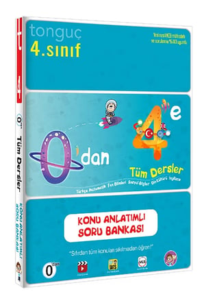 4. Sınıf 0'dan 4'e Tüm Dersler Konu Anlatımlı Soru Bankası
