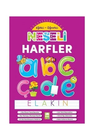 Eğitici -öğretici Neşeli Harfler Okul Öncesi