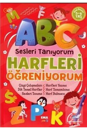 Seslen Tanıyorum Harfleri Öğreniyorum (5-6 Yaş)
