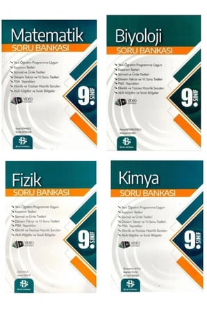 Bilgi Sarmal 9. Sınıf Fizik Kimya Biyoloji Matematik Soru Seti Yeni 2021