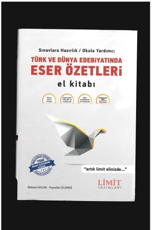 Limit Türk Ve Dünya Edebiyatında Eser Özetleri El Kitabı 2020