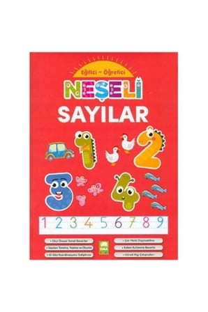 Okul Öncesi Anaokulu Neşeli Sayılar Aktivite Etkinlik Kitabı 1 2 3 4 Yaş