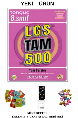 Tonguç Lgs Tam 500 Soru Bankası Yeni Ürün (UZAY A+MİNİ D.+KALEM B.)2025