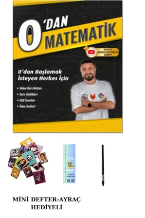 Rehber Matematik Tyt 0 Dan Matematik  SORU BANKASI p(KALEM -Mini Defter-Trtıl Ayraç HEDİYELİ)2025