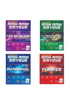 Newton yayınları 8.sınıf  Adım Adım Zirveye Matematik Fen Türkçe İnkılap Tarihi  (Yeni)