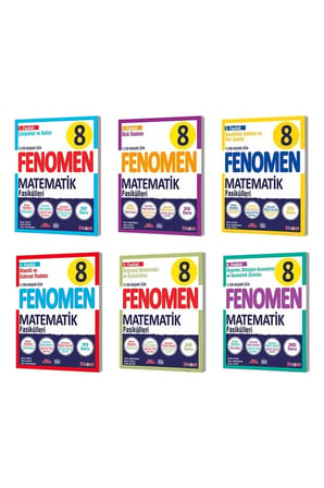 Fenomen 8. Sınıf Matematik Fasikülleri ( 6 Fasikül ) 2025 / 2026