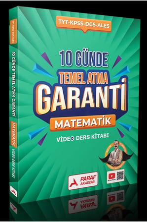 10 Günde Temel Atma Garanti Bıyıklı Matematik Video Ders Kitabı