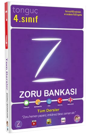 4. Sınıf Tüm Dersler Zoru Bankası / Kolektif / Tonguç Akademi / 9786254223525