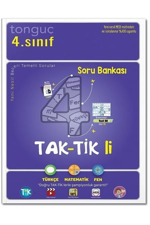 Tonguç 4. Sınıf Taktikli Soru Bankası