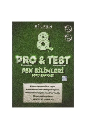 BİLFEN 8.SINIF FEN PROTEST SORU BANKASI