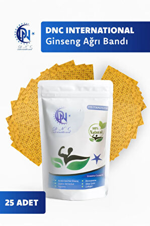 Hızlı Etkili Doğal Ginseng Ağrı Bandı Eklem Için Rahatlatıcı Uzun Süreli Etki 25 Bant