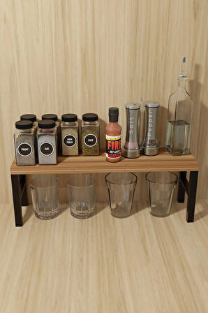 Mutfak Banyo Organizeri, Tezgah Masa Üstü Raf, Çay ,Kahve ,Baharatlık,Makyaj Standı