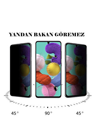 Samsung M54 Mat Hayalet Privacy Tam Kaplayan Kırılmaz Cam Seramik Nano Ekran Koruyucu