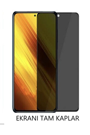 Xiaomi Mi 12t Pro Mat Hayalet Privacy Tam Kaplayan Kırılmaz Cam Seramik Ekran Koruyucu