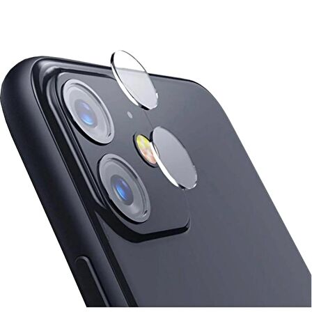 Apple iPhone 11 İle Uyumlu Kamera Camı