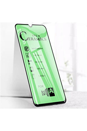 Realme 5i Ekran Koruyucu Seramik Nano Cam Esnek Tam Full Kaplayan Kırılmaz