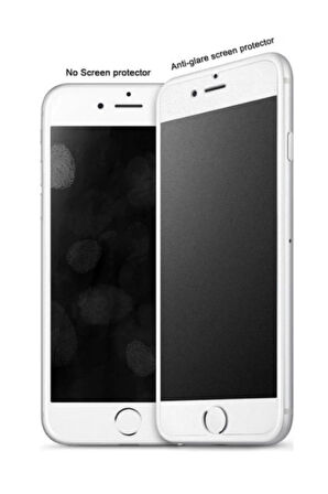 Iphone 7 Mat Seramik Nano Tam Kaplayan Full Ekran Koruyucu Beyaz