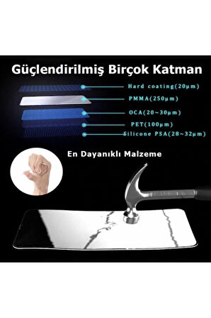 Huawei Psmart P Smart 2019 Uymlu Seramik Nano Esnek Tam Full Kaplayan Kırılmaz Cam Ekran Koruyucu