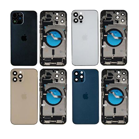 Apple iPhone 12 Pro Max İle Uyumlu Dolu Kasa 