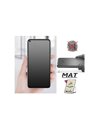 Realme 7 Pro Uyumlu Mat Seramik Cam Nano Esnek Kırılmaz Full Tam Kaplayan Ekran Koruyucu