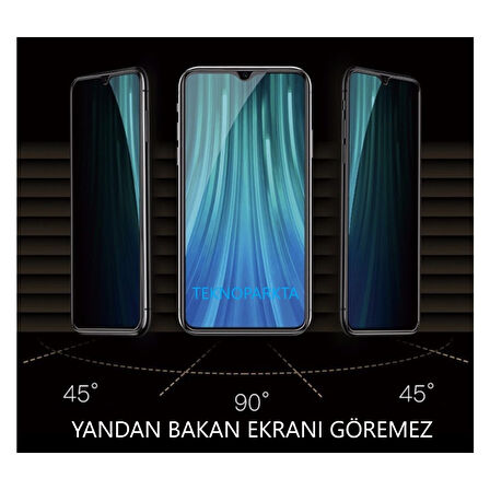 Vivo Y53 Y53S Mat Hayalet Privacy Tam Kaplayan Cam Seramik Nano Ekran Koruyucu