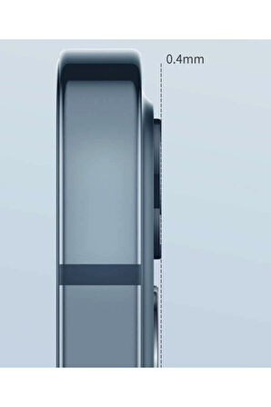 Iphone 12 Kamera Koruyucu Lens Mercek Metal Çerçeveli 2li Set Mavi Blue