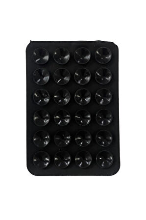 Vantuzlu Cep Telefon Tutucu Siyah Renk