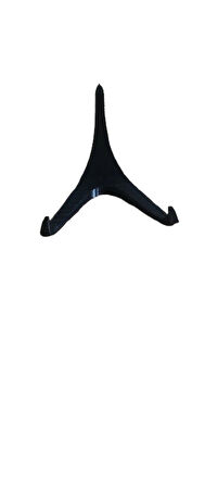 Sergileme Standı - Üç Ayaklı Siyah Plastik Figür Standı