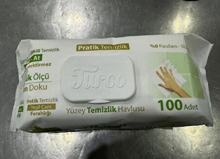 Baby Turco Yüzey Temizleme Mendili