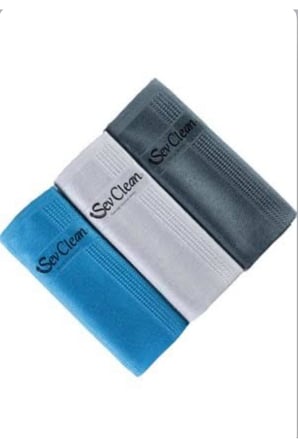 Sev Clean Mikrofiber 3'lü Temizlik Bezi, Toz Kir Leke Bırakmaz, Silgeç Bez