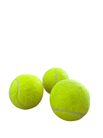 3'lü Tenis Topu Paketli Antrenman Topu Kaliteli Tenis Topu 
