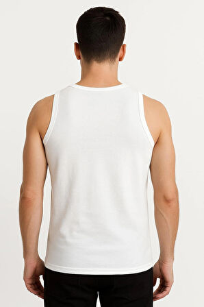 Beyaz Askılı Erkek Atlet Avantajlı Paket 10 Adet %100 Pamuk