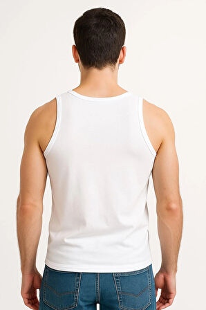 Beyaz Askılı Erkek Atlet Ekonomik Paket 10 Adet %100 Pamuk