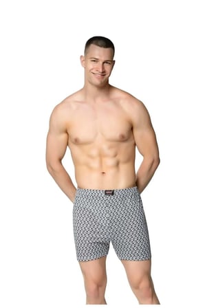 Desenli Erkek Boxer 3 Adet Karışık Renk %100 Pamuk