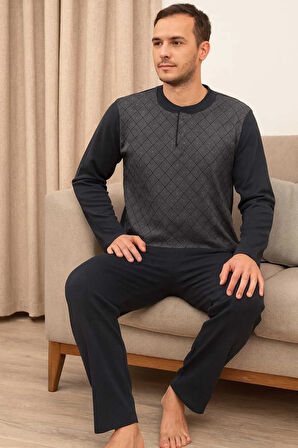 Erkek Pijama Takımı %100 Pamuk