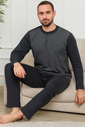 Erkek Pijama Takımı %100 Pamuk